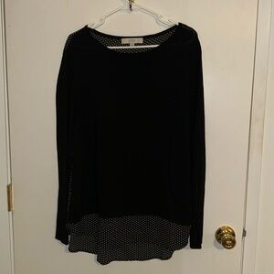 Loft XL Mixed Media Top